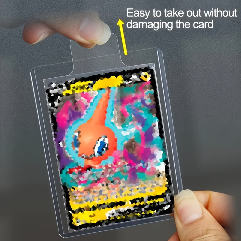 Transparent Plastic Card Holder - Easy Access