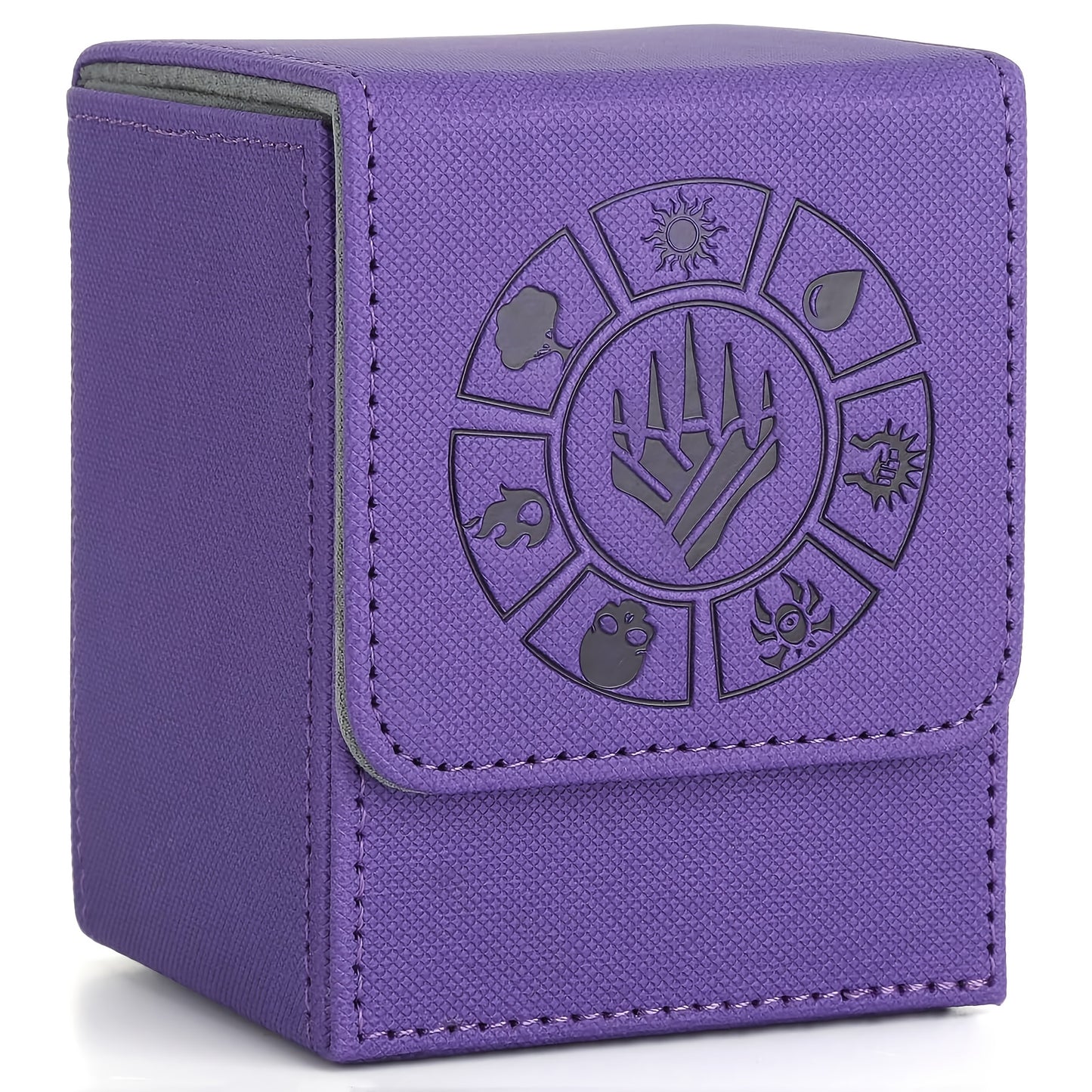 Card Box, 150+ Storage Space, with 50 Card Sleeves, Advanced Collection Edition MTG Card Box, Suitable for Trading Card Games Yugioh, etc