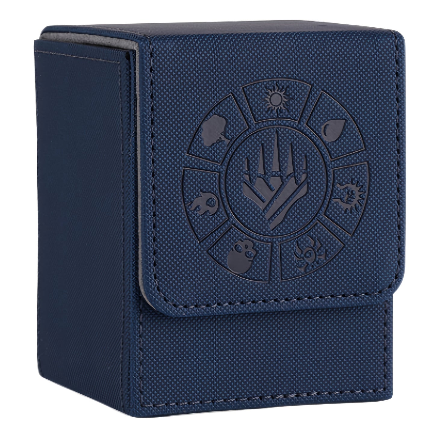 Card Box, 150+ Storage Space, with 50 Card Sleeves, Advanced Collection Edition MTG Card Box, Suitable for Trading Card Games Yugioh, etc