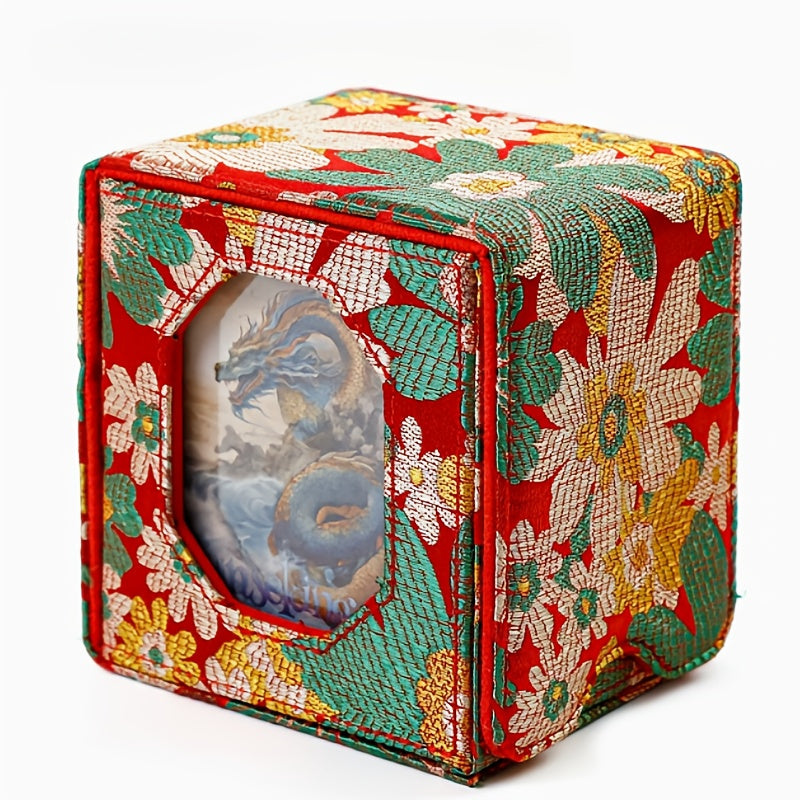 Caja premium magnética para cartas con ventana de exhibición, diseño asiático – 1 unidad