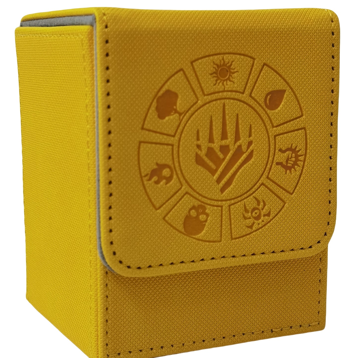 Card Box, 150+ Storage Space, with 50 Card Sleeves, Advanced Collection Edition MTG Card Box, Suitable for Trading Card Games Yugioh, etc