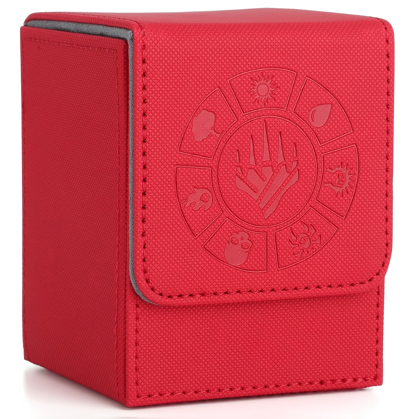 Card Box, 150+ Storage Space, with 50 Card Sleeves, Advanced Collection Edition MTG Card Box, Suitable for Trading Card Games Yugioh, etc