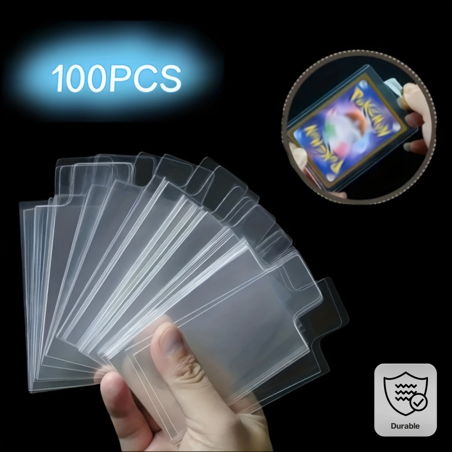 Transparent Plastic Card Holder - Easy Access