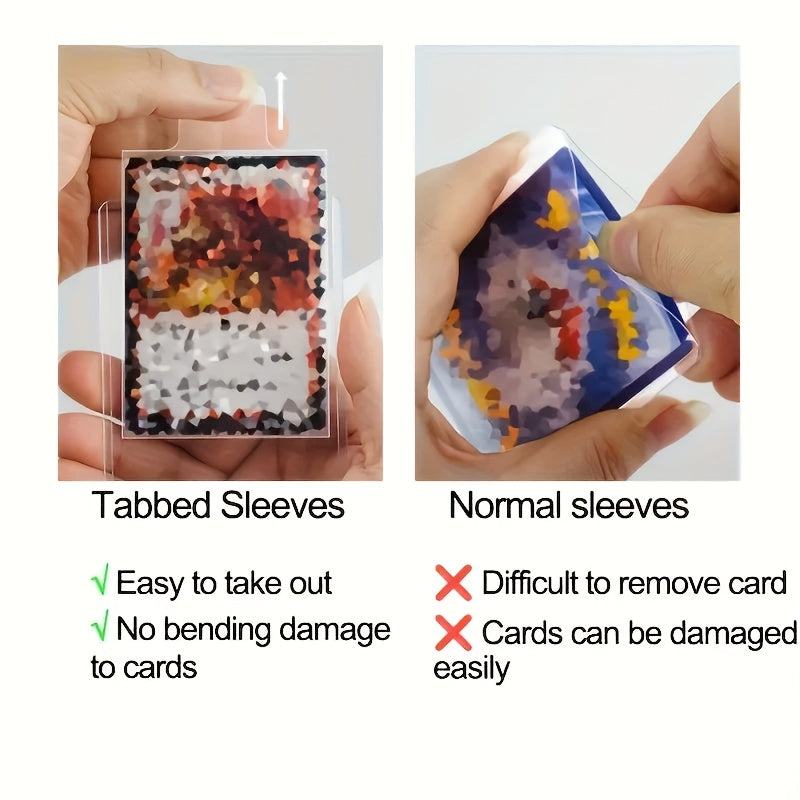 Transparent Plastic Card Holder - Easy Access