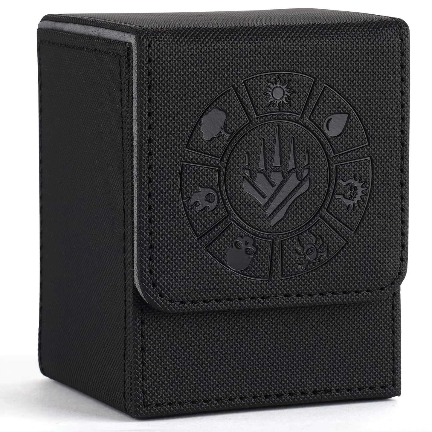 Card Box, 150+ Storage Space, with 50 Card Sleeves, Advanced Collection Edition MTG Card Box, Suitable for Trading Card Games Yugioh, etc