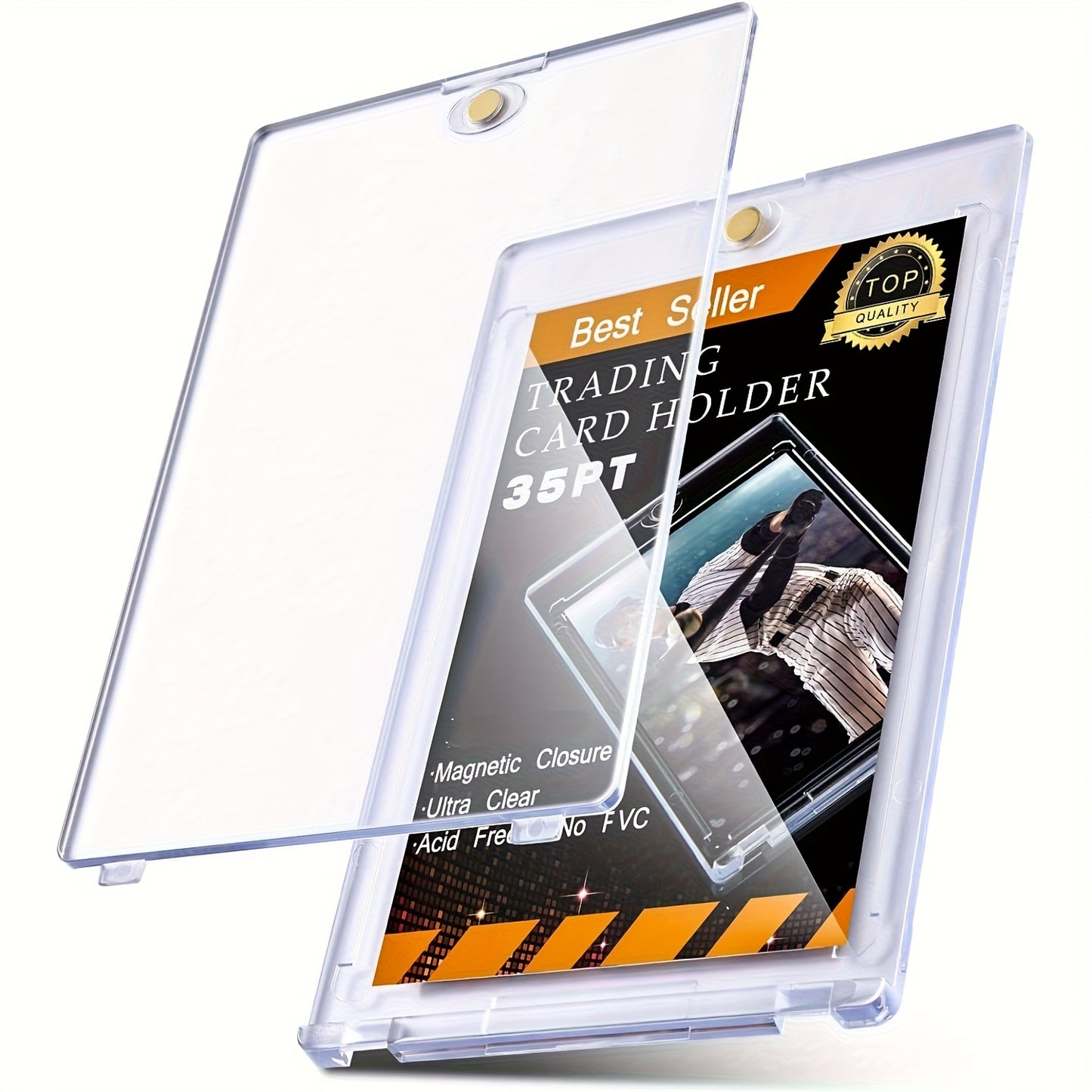 Magnetic Card Holder | Hard Plastic Sleeve