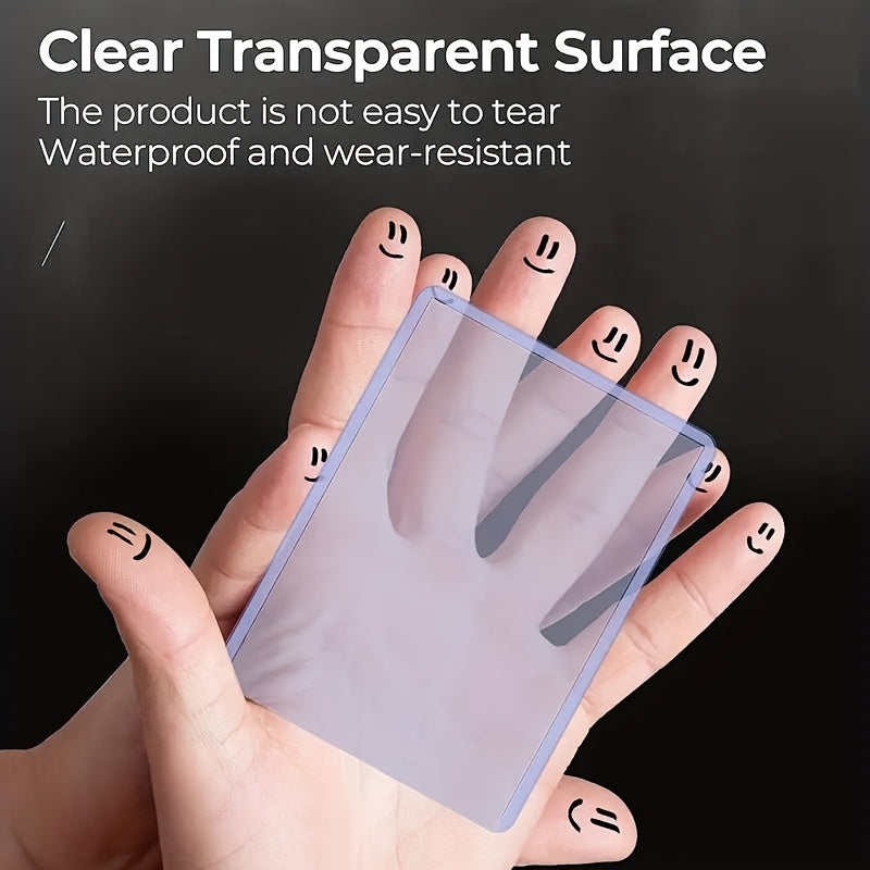 25pcs, for Cards, Toploader Card Protector, 7.62cm X 10.16cm Hard Plastic Card Sleeves, Baseball Card Protector, Topload Card Holder Case for Collectible Trading Cards Sports Cards Formtg