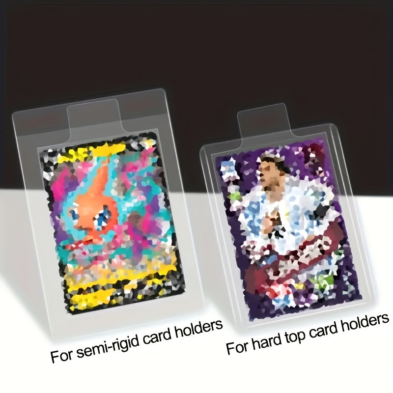 Transparent Plastic Card Holder - Easy Access