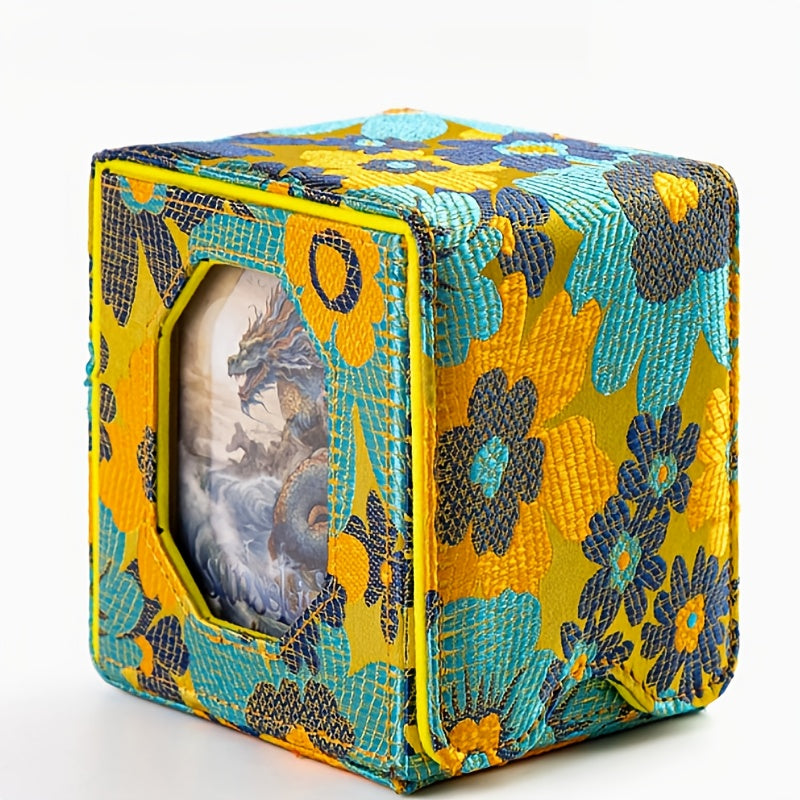 Caja premium magnética para cartas con ventana de exhibición, diseño asiático – 1 unidad