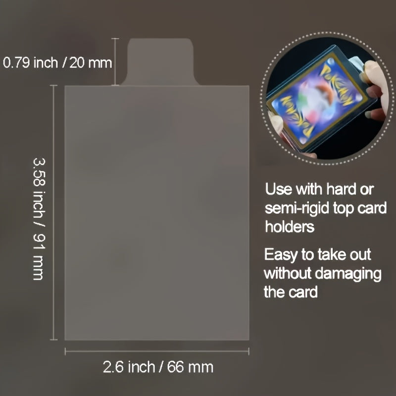 Transparent Plastic Card Holder - Easy Access