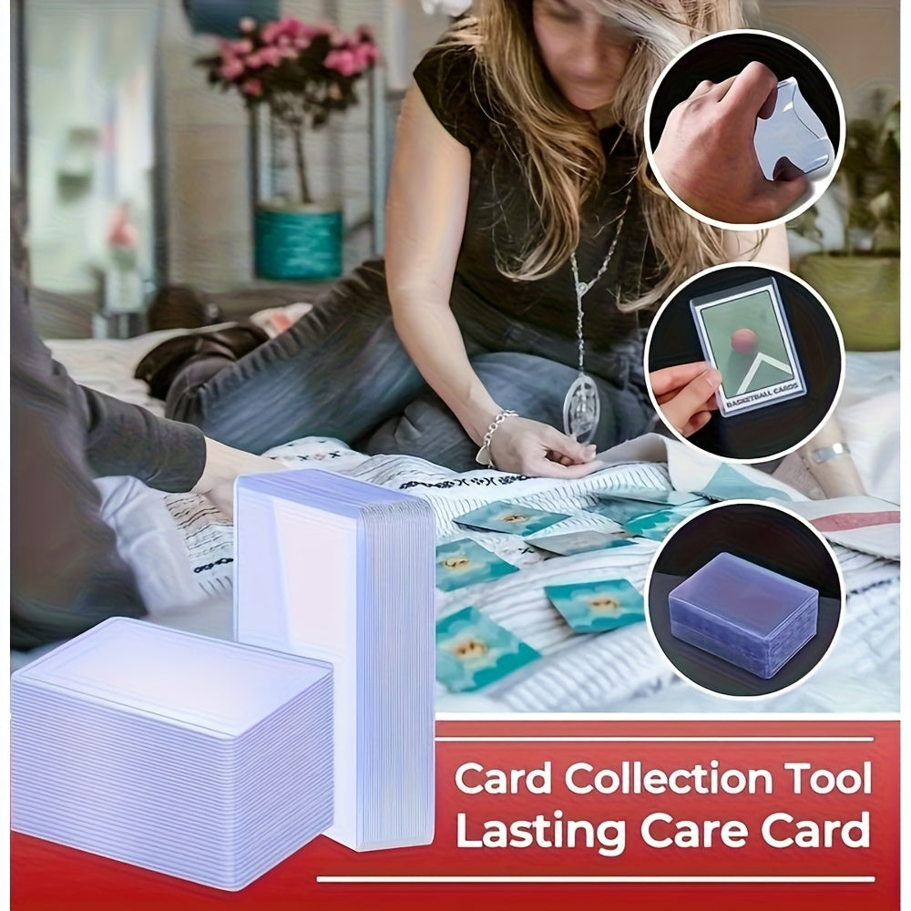 25pcs, for Cards, Toploader Card Protector, 7.62cm X 10.16cm Hard Plastic Card Sleeves, Baseball Card Protector, Topload Card Holder Case for Collectible Trading Cards Sports Cards Formtg