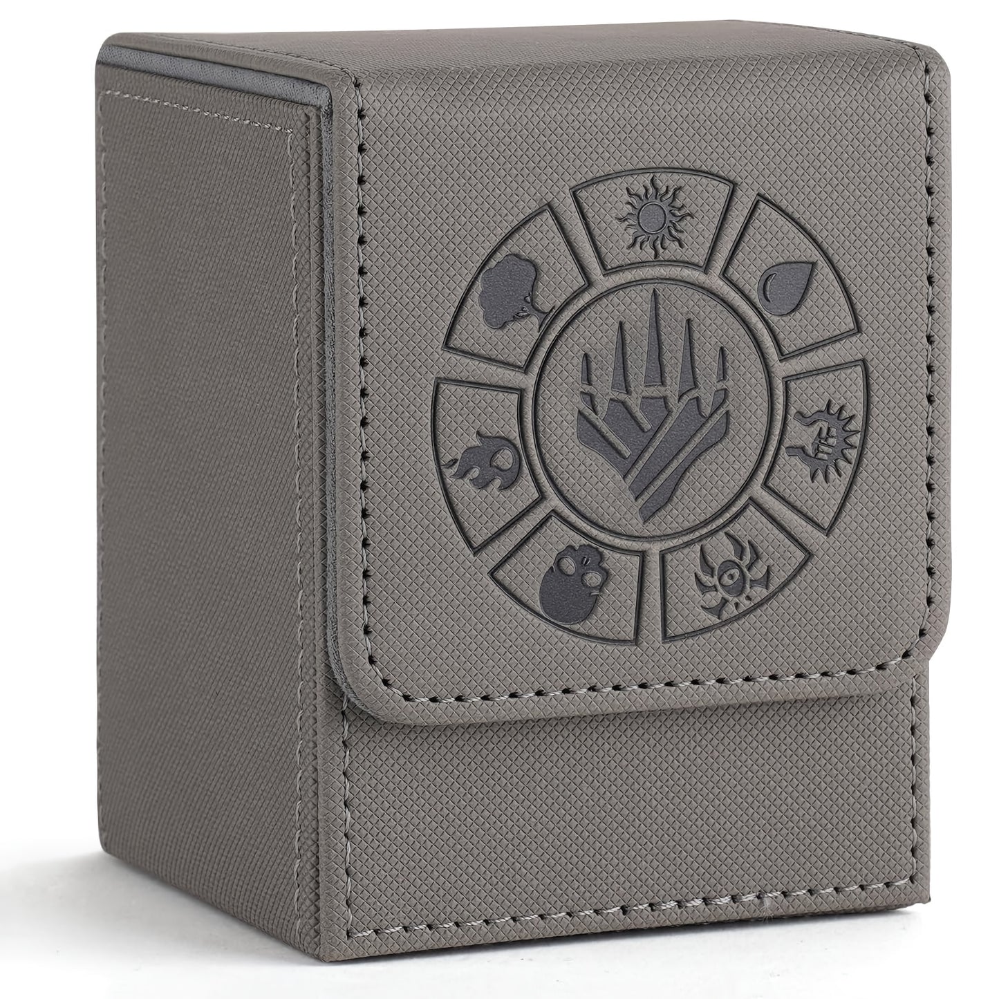 Card Box, 150+ Storage Space, with 50 Card Sleeves, Advanced Collection Edition MTG Card Box, Suitable for Trading Card Games Yugioh, etc